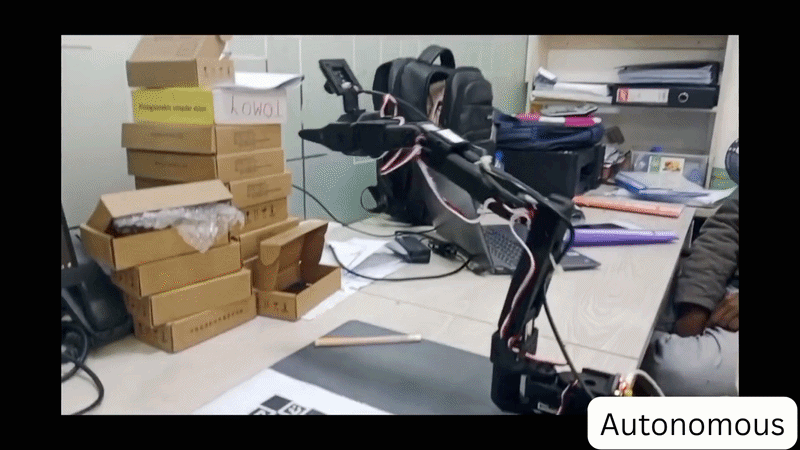 Gemini Robotics ER pointing to the pen